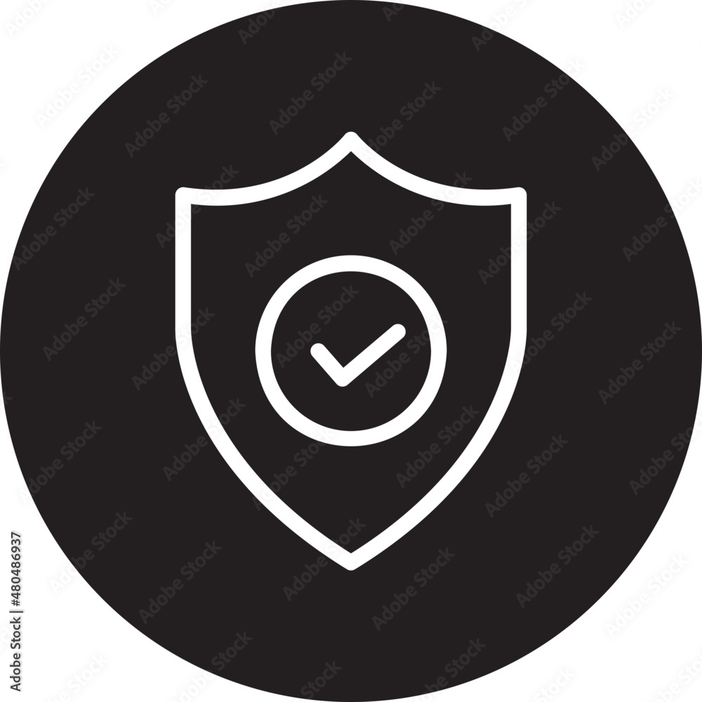 shield glyph icon