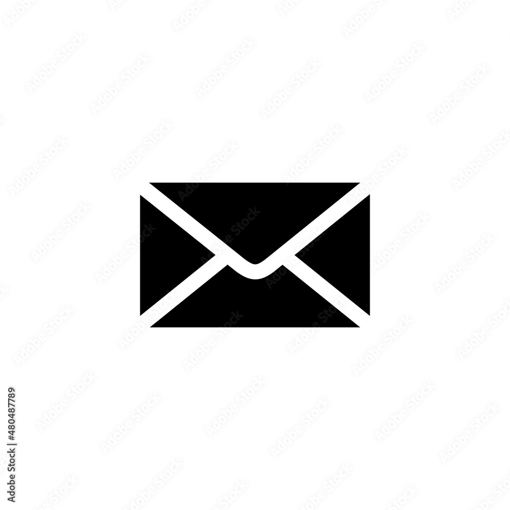 Email simple flat icon vector illustration Email simple flat icon vector illustration