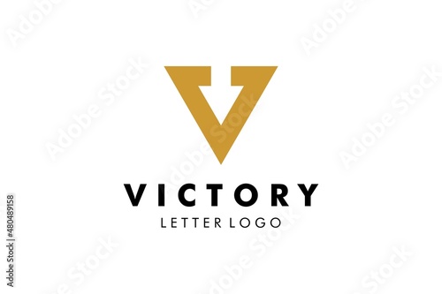 Letter V Logo : Suitable for Company Theme, Technology Theme, Initial Theme, Infographics and Other Graphic Related Assets.