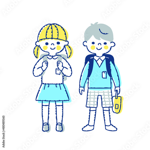小学生の男女