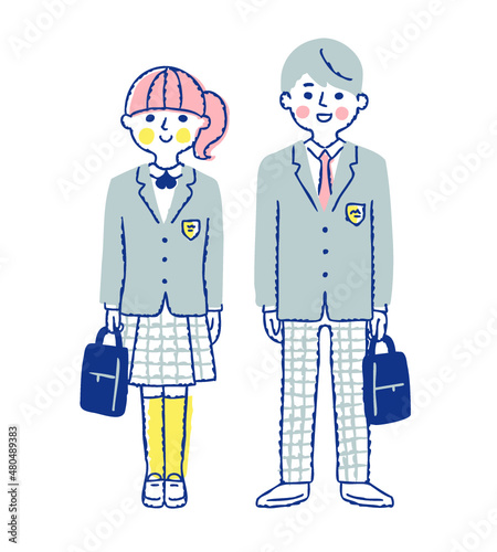高校生の男女