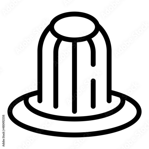 Marmalade jelly icon outline vector. Candy gummy