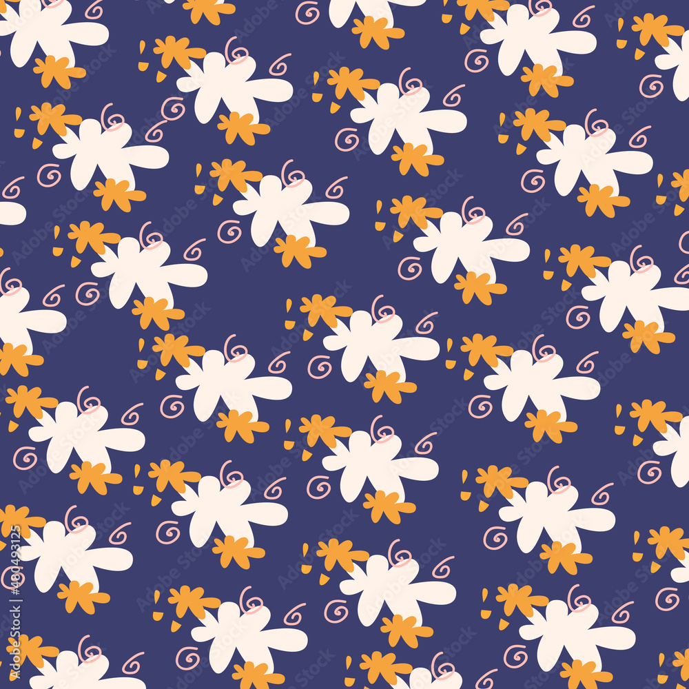 Illustration vector of abstract shapes flower seamless pattern for background premium vector
for kids and baby. Print on cloth, fabric, linen, textile and wallpaper background Illustration vector of abstract shapes flower seamless pattern for background premium vector
for kids and baby. Print on cloth, fabric, linen, textile and wallpaper background
