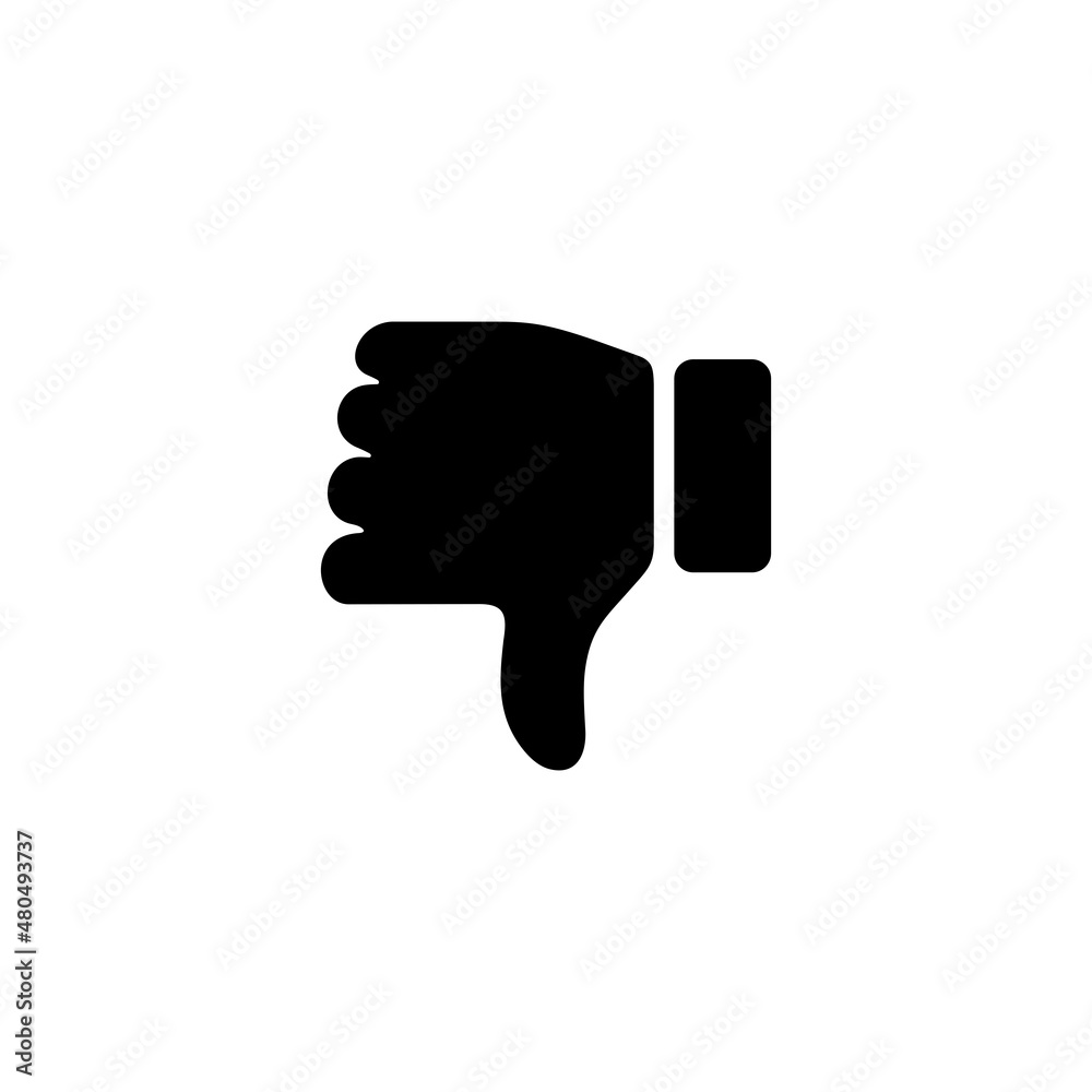 Dislike simple flat icon vector illustration Dislike simple flat icon vector illustration