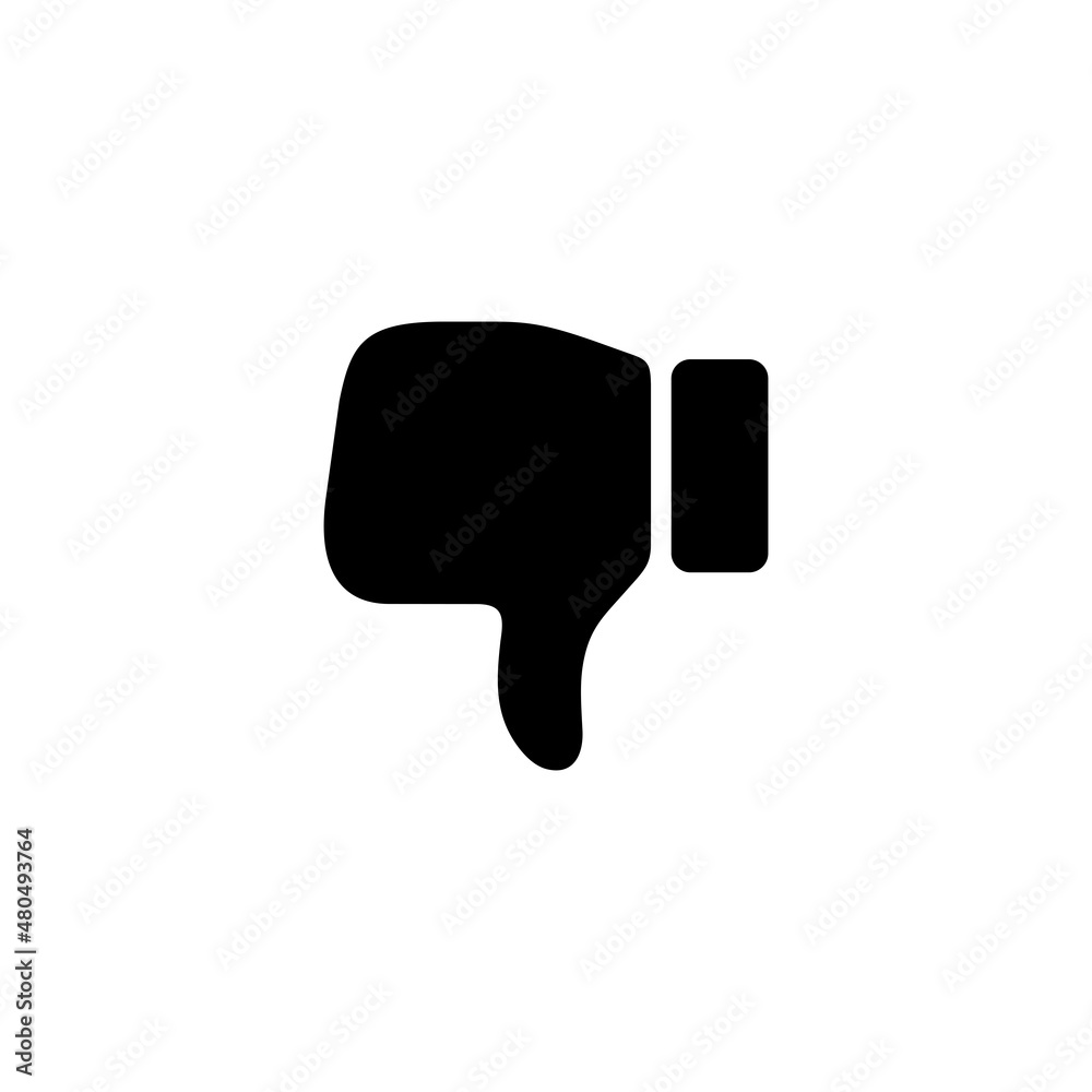 Dislike simple flat icon vector illustration Dislike simple flat icon vector illustration