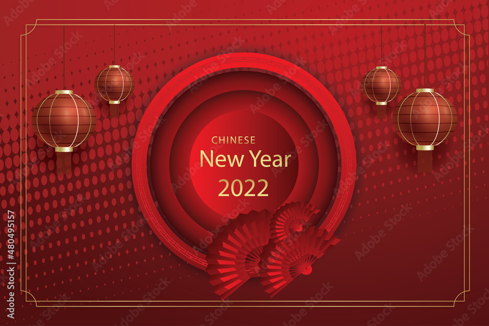 Naklejka premium illustration vector graphic of banner for imlek