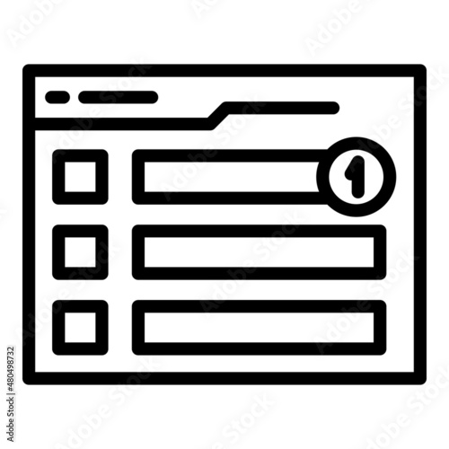 Cross-posting icon outline vector. Smm post