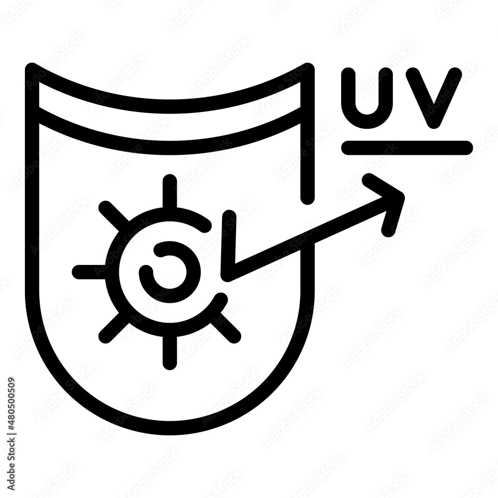Uv collagen icon outline vector. Elastic cream Uv collagen icon outline vector. Elastic cream