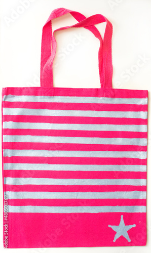 A bag in a white background. 