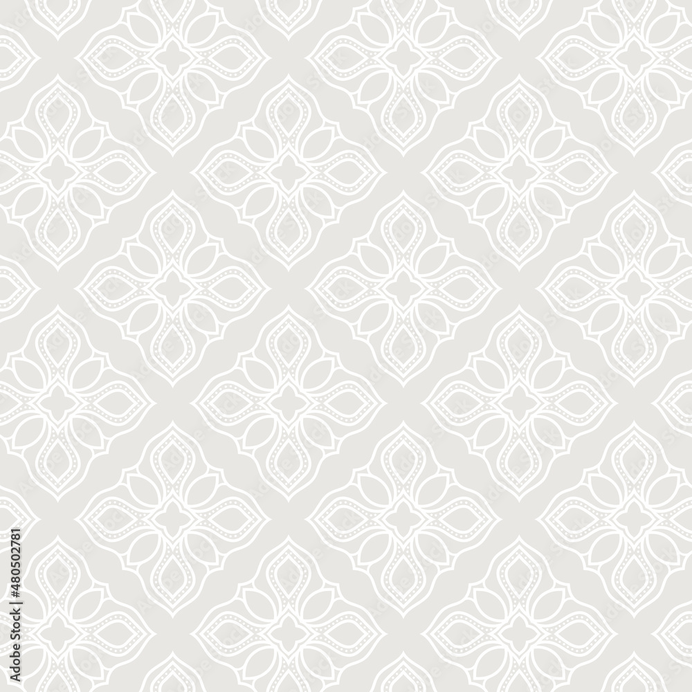 Floral shapes collage seamless pattern. Pattern seamless chevron abstract wave background. Abstract geometric graphic design print pattern cubes. Illustrator vector. 