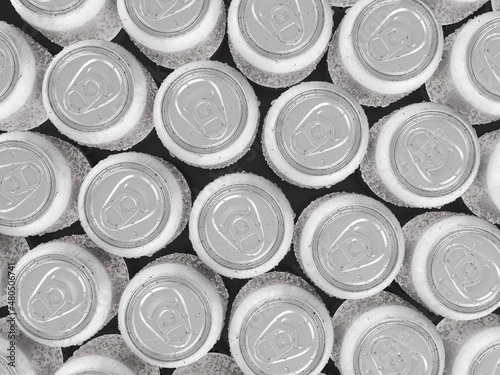Drink cans background