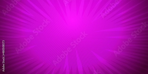 Comic book pop art strip radial backdrop