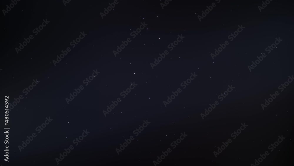 Animated stars orbiting along smooth curve in a midnight sky with faint blue bloom for custom wallpaper, screensaver, cosmic UI background and video editing. Seamless loop. Animated stars orbiting along smooth curve in a midnight sky with faint blue bloom for custom wallpaper, screensaver, cosmic UI background and video editing. Seamless loop.