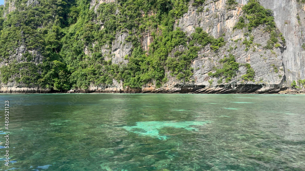 ピピ島 ピレ湾 タイ 東南アジア ピピ島 ピレ湾 タイ 東南アジア
