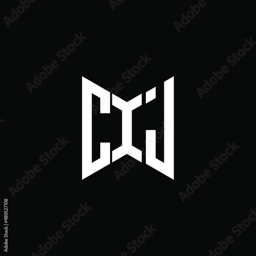 CIJ letter logo creative design. CIJ unique design photo