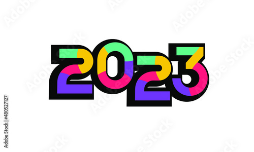 2023 New Number Modern Fresh Color Youth © nomersatu
