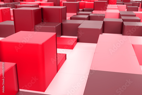 abstract background 3D cube