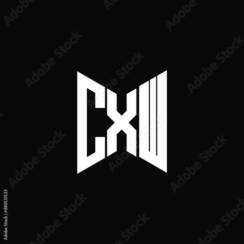 CXW letter logo creative design. CXW unique design photo