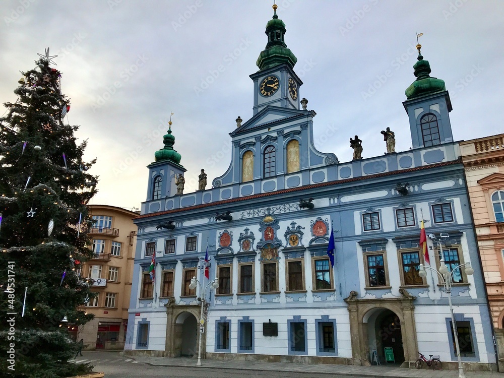 Naklejka premium Rathaus in Budweis / České Budějovice (Tschechien)
