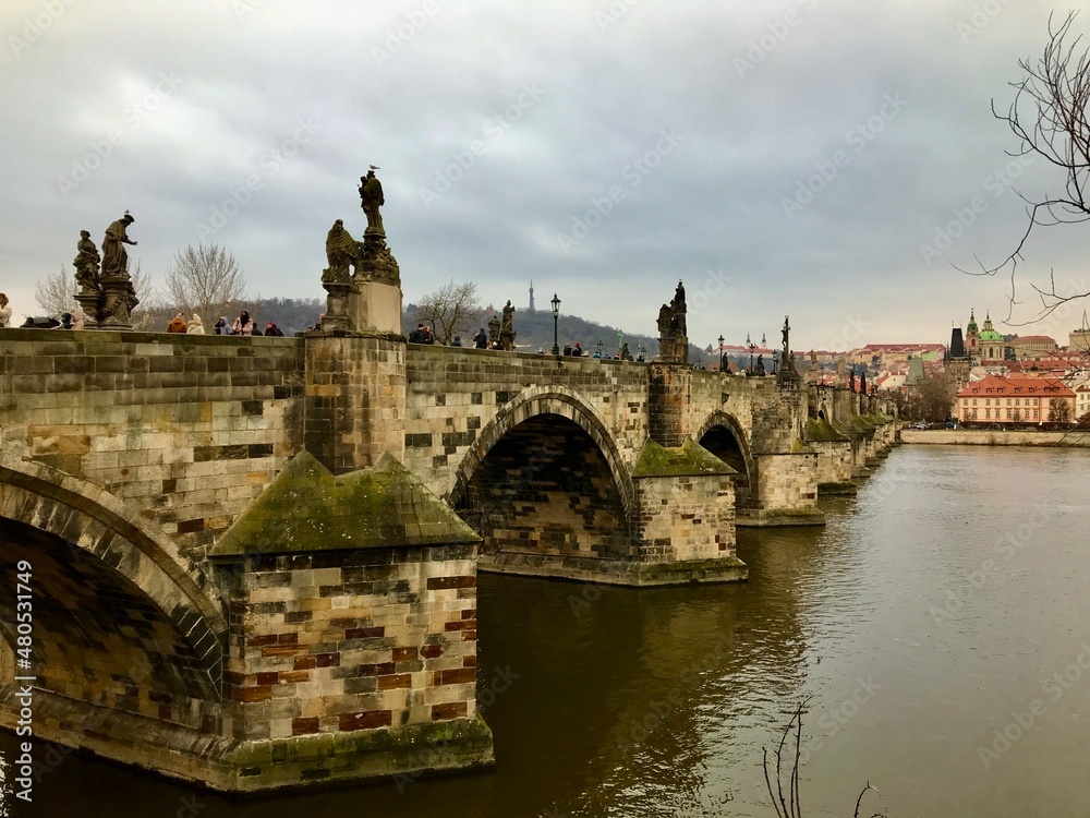 Karlsbrücke in Prag / Praha (Tschechien)