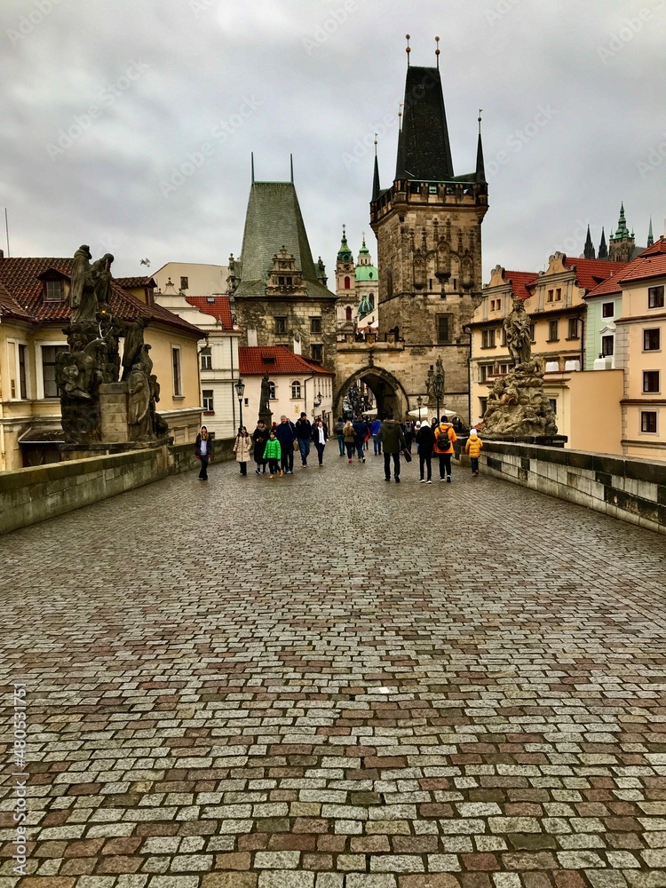 Karlsbrücke in Prag / Praha (Tschechien)