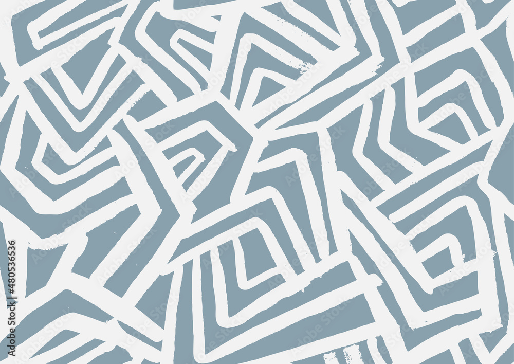Geometric Ethnic Hand Drawn Vector Seamless Pattern. Labirynth Blue and White Design for Fabric, Wrapping Paper, Gift Cards etc.
Geometric Ethnic Hand Drawn Vector Seamless Pattern. Labirynth Blue and White Design for Fabric, Wrapping Paper, Gift Cards etc.