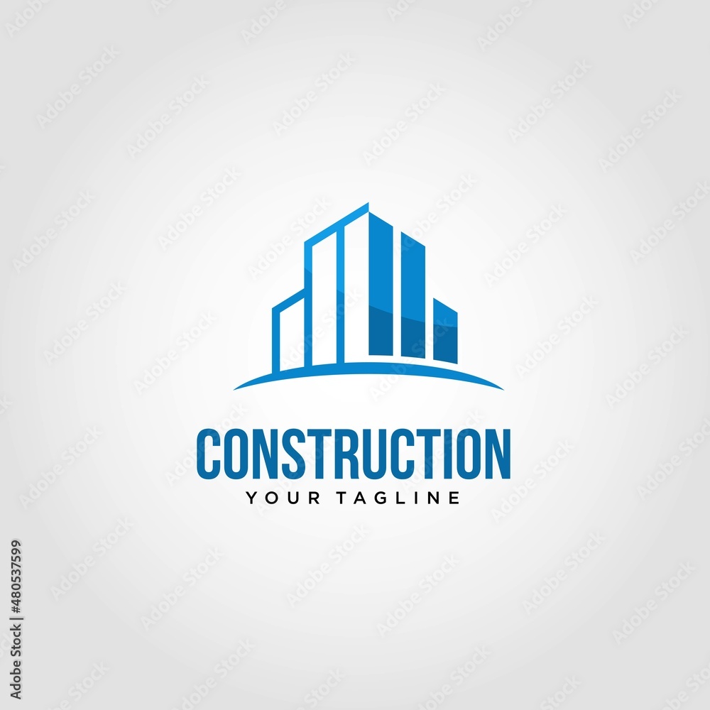 Fototapeta premium Construction logo design vector. Suitable for your business logo