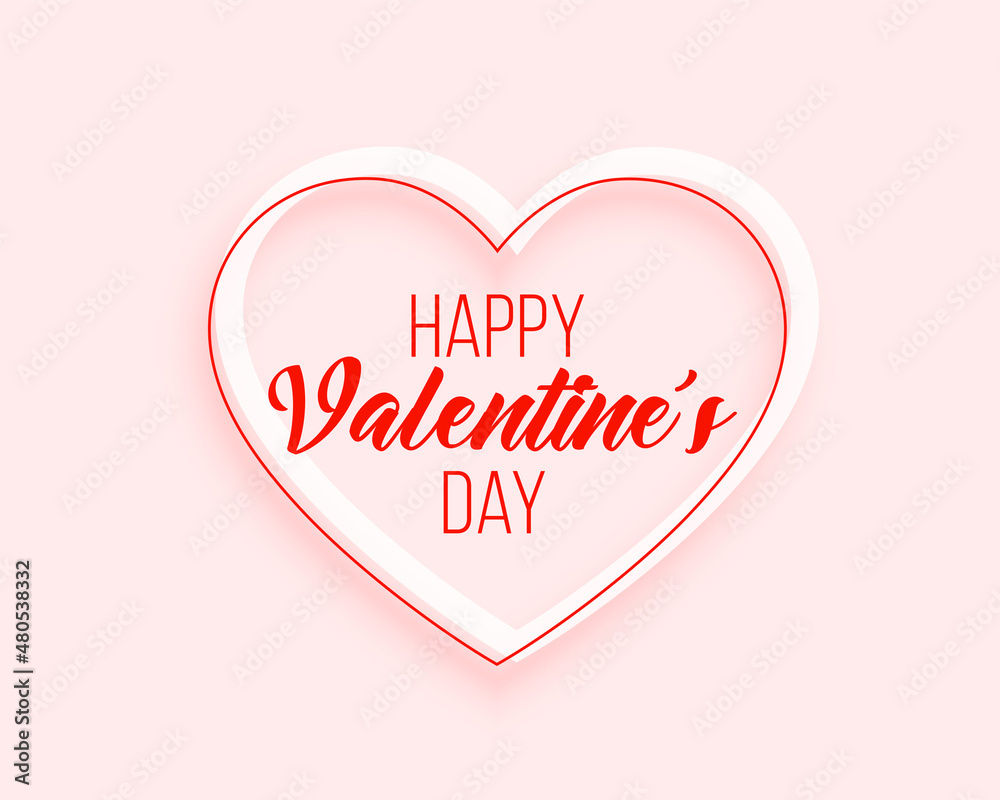 simple valentines day greeting design simple valentines day greeting design