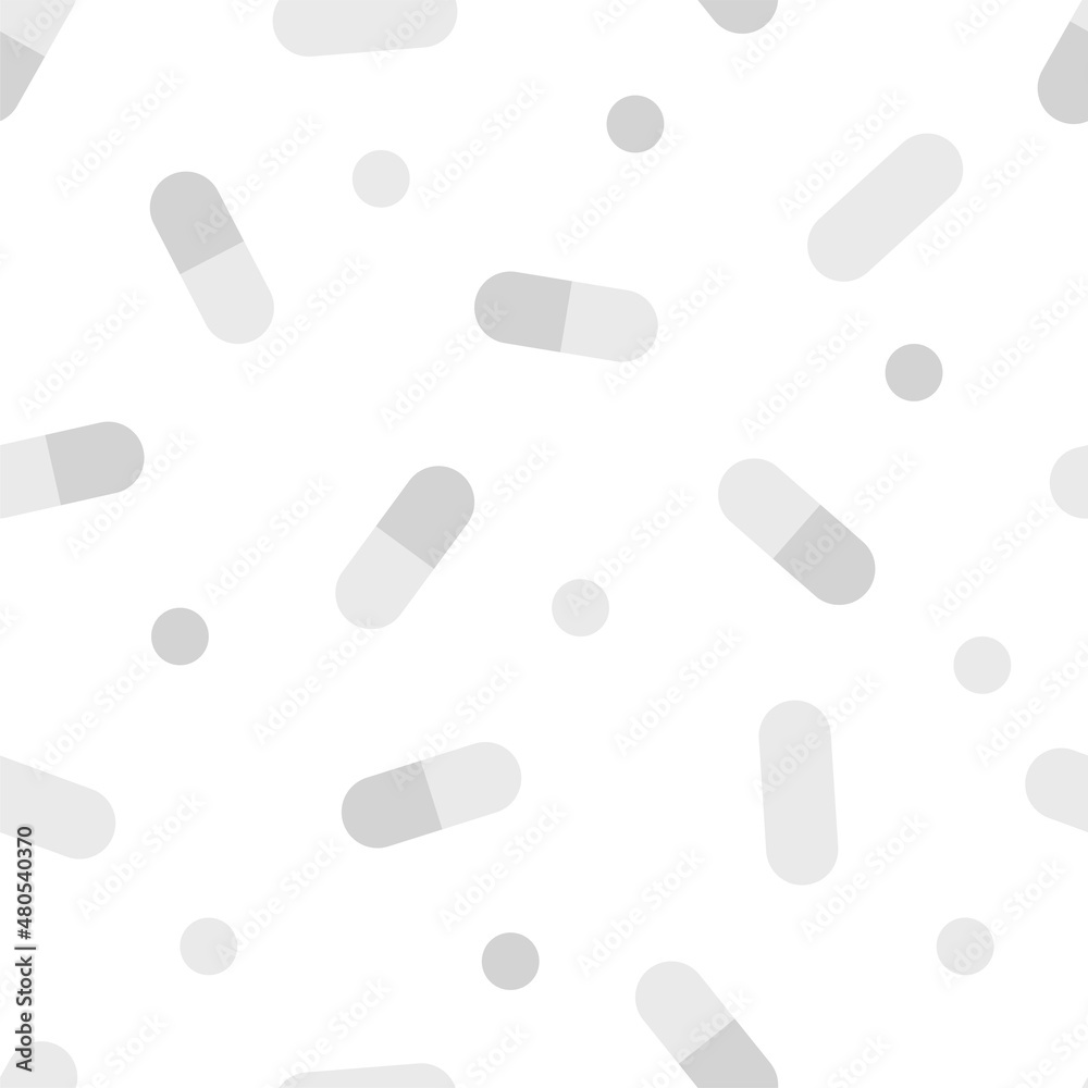 Pills seamless pattern, medicine texture