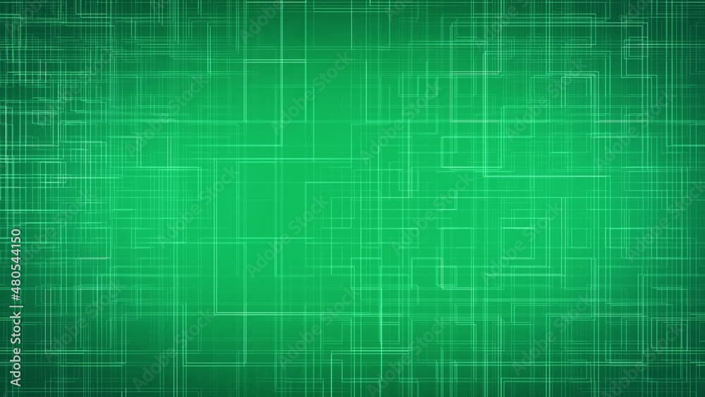 Green Circuit Board Loop Up Animation Background Green Circuit Board Loop Up Animation Background