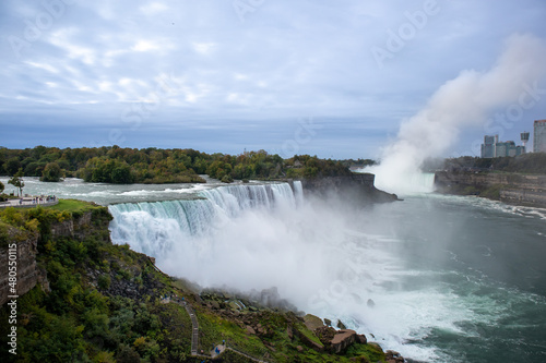 6650 Niagara Pkwy, Niagara Falls, ON L2E 6X8, Canada, September 30, 2019: View of Niagara Falls (America Falls) Canada Ontario