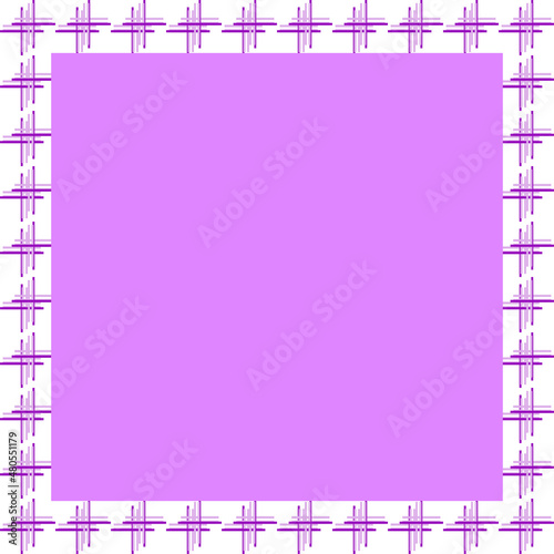 purple background with frame