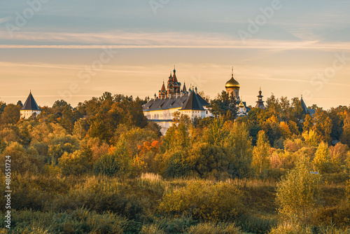 Autumn sunset over Savvino-Storozhevskiy Monastyr   Convent 