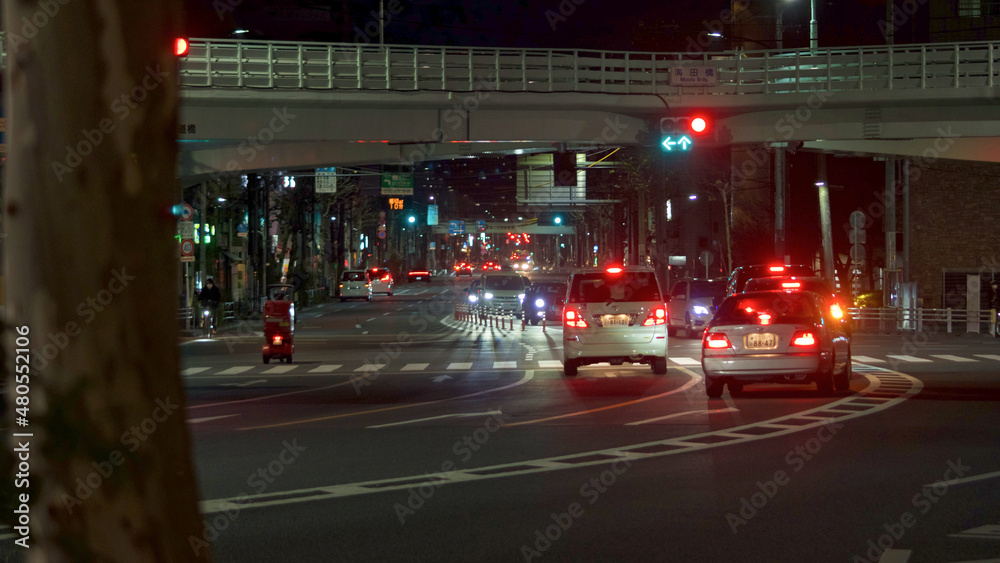 Fototapeta premium traffic at night