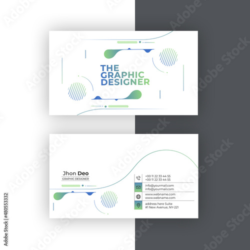 Business Card Set- Creative and Clean Business Card Template.