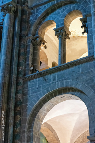 Interior catedral de Santiago de Compostela