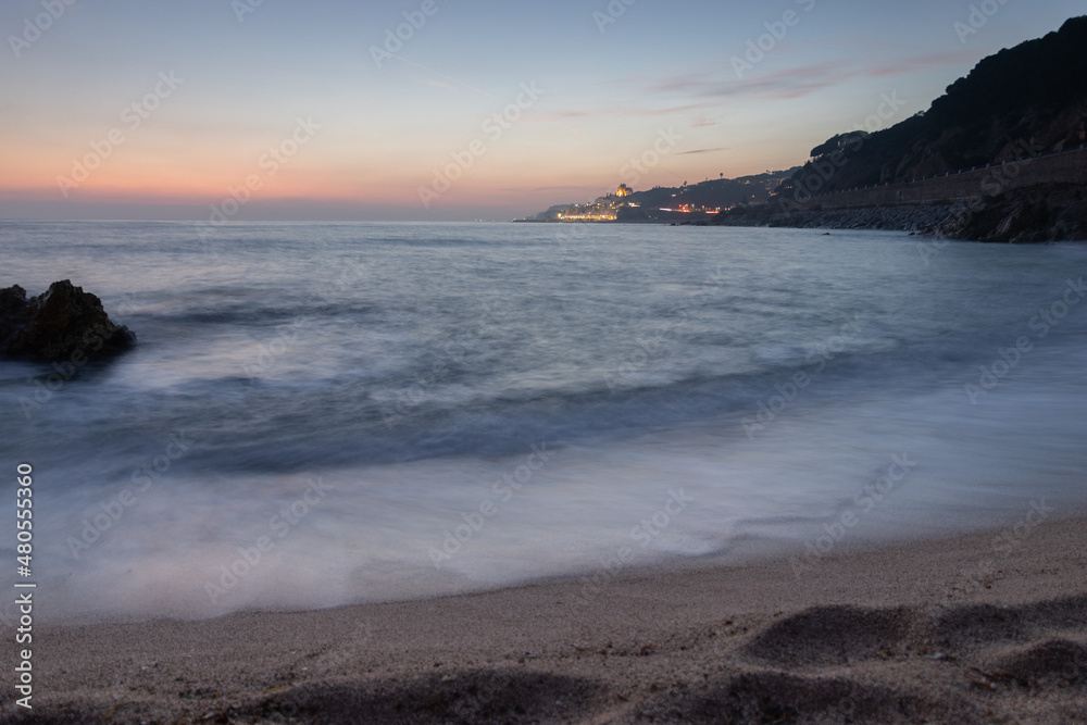 Obraz premium Sea in the sunset....