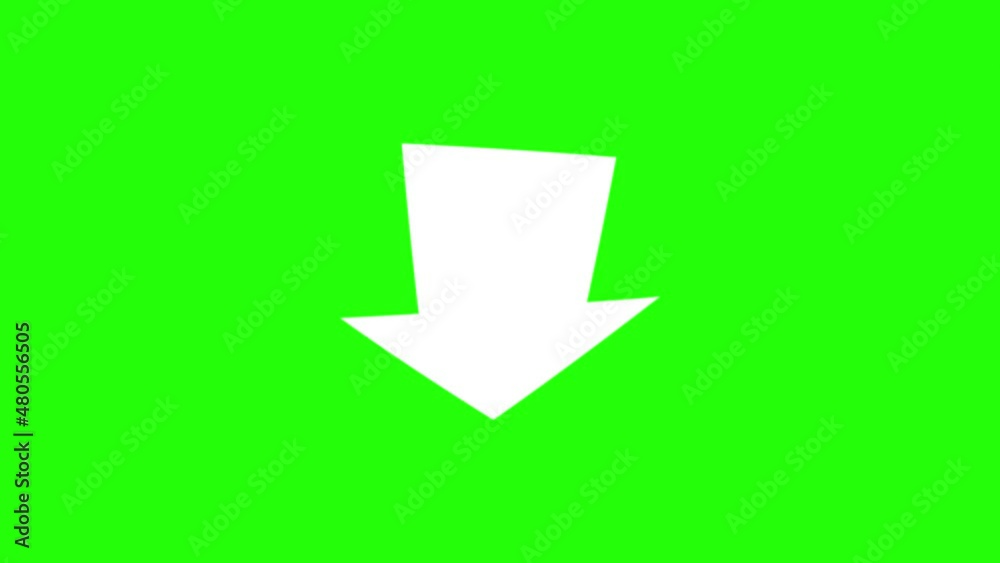 Animated Arrows Package on Green screen background - Animated ...