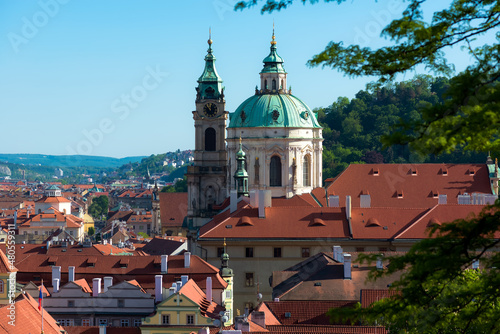 Wallpaper Mural The Church of Saint Nicholas (Mala Strana). Baroque church in the Lesser Town of Prague. Czech Republic Torontodigital.ca