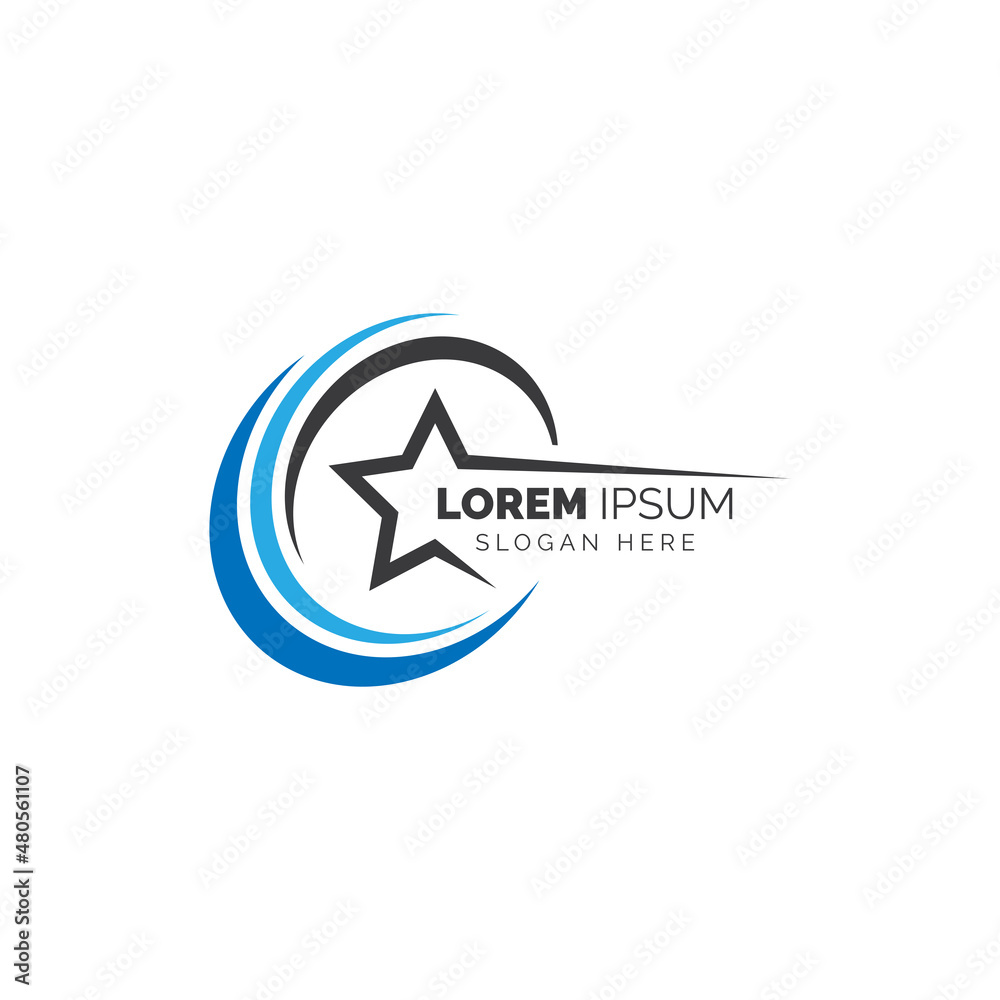 Star logo template design vector icon illustration Star logo template design vector icon illustration
