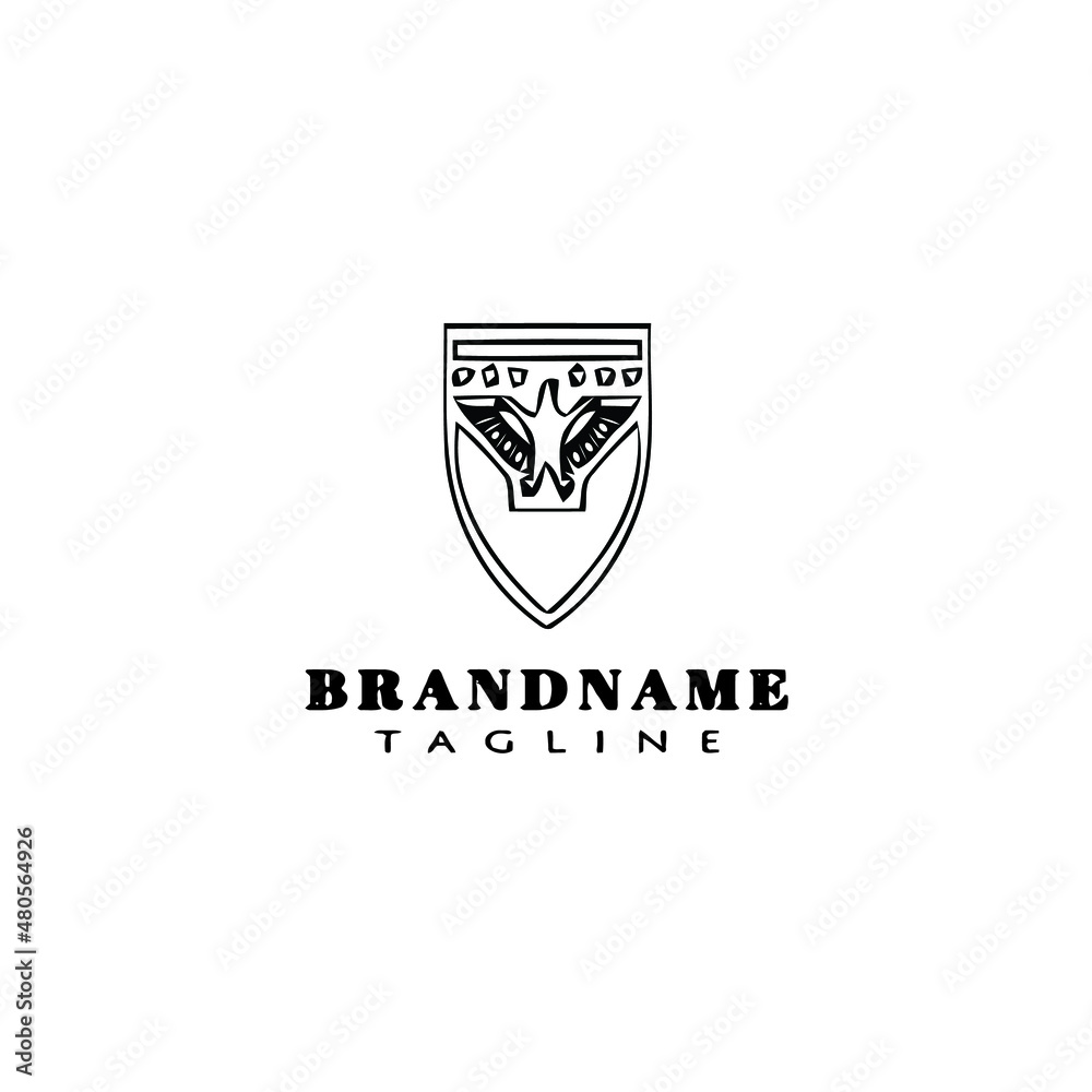 eagle symbol logo cartoon icon design template black isolated vector illustration eagle symbol logo cartoon icon design template black isolated vector illustration