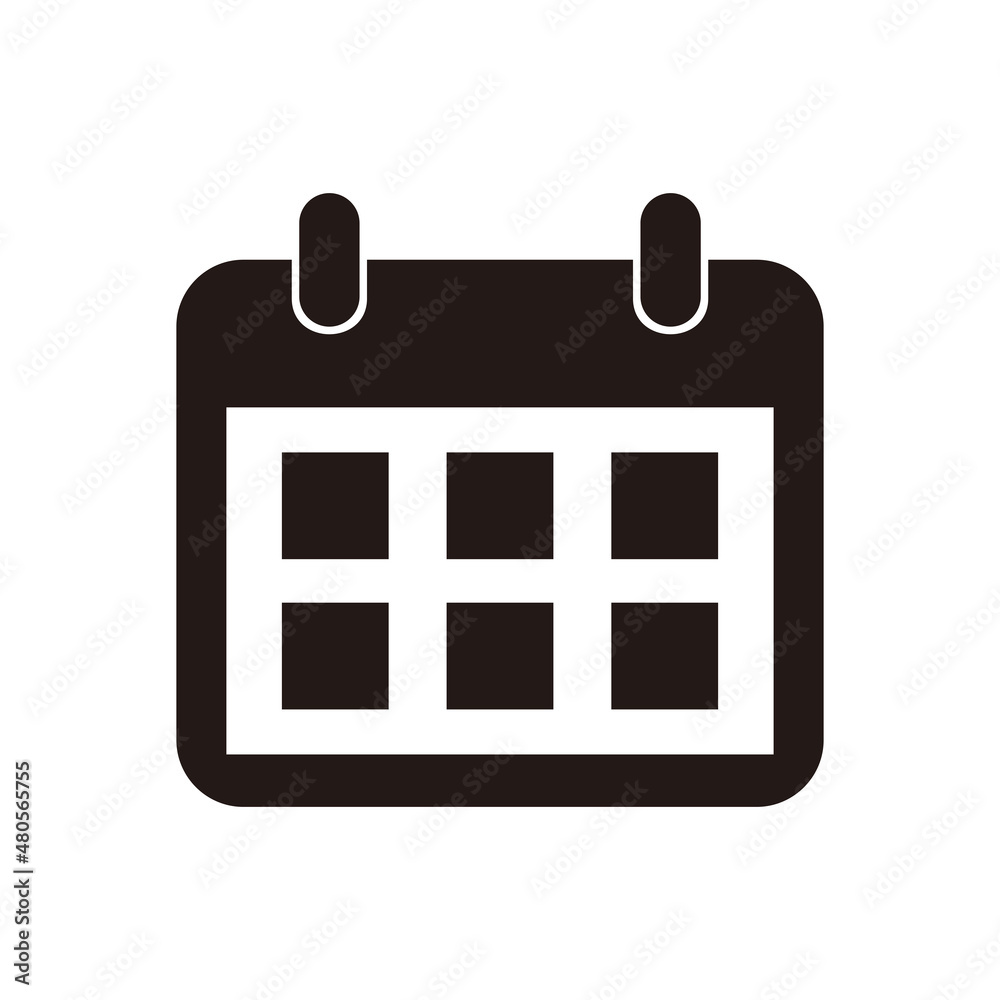 Calendar vector icon illustration sign Calendar vector icon illustration sign