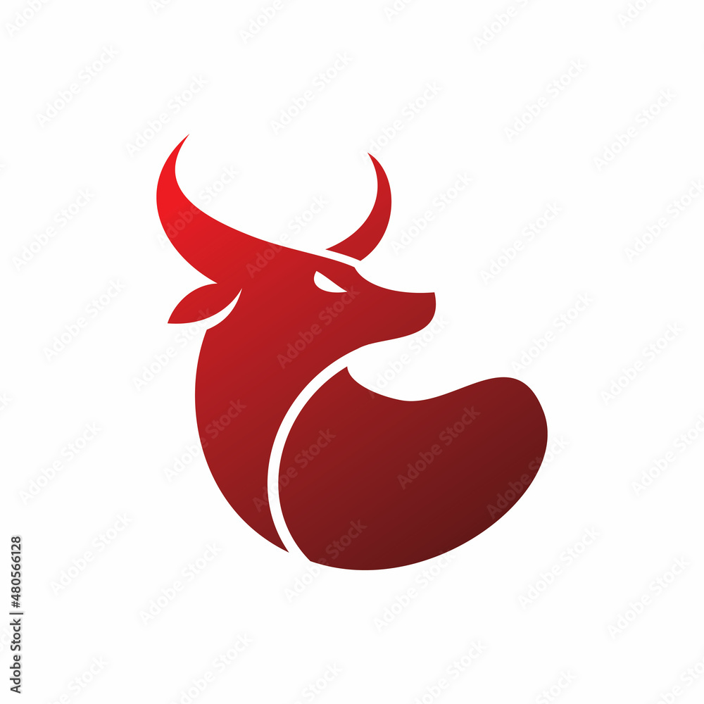 red bull color shape logo design red bull color shape logo design