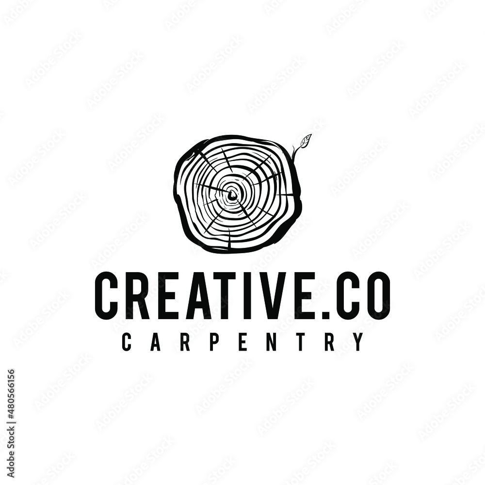 wood and carpentry logo, icon and vector wood and carpentry logo, icon and vector