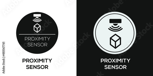 Creative (Proximity Sensor) Icon ,Vector sign.