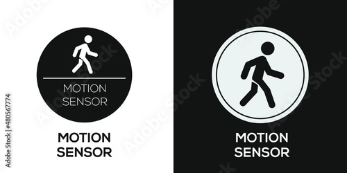 Creative (Motion sensor) Icon ,Vector sign.