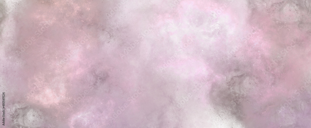 Fototapeta premium beautiful background of universe clouds painting on white background