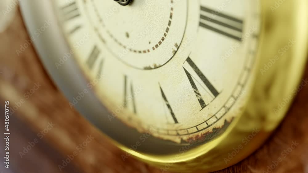 3d visualization of an antique clock made of wood 3d visualization of an antique clock made of wood