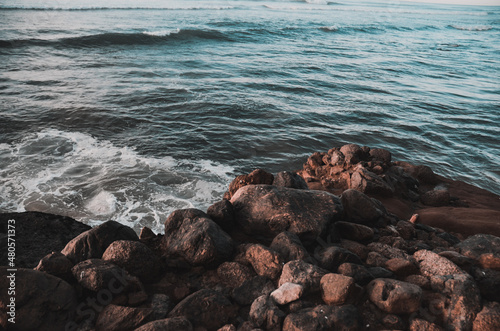 rocks in the sea