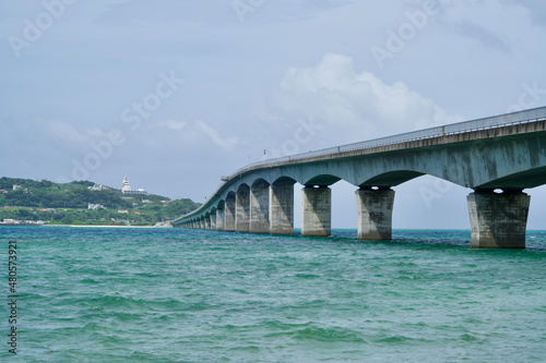 The Kouri Bridge in Okinawa. © Takayan